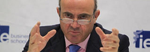 De Guindos dice que el Gobierno no puede 