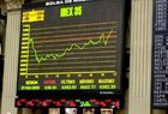 El Ibex se anota una subida de un 0,6% a media sesión