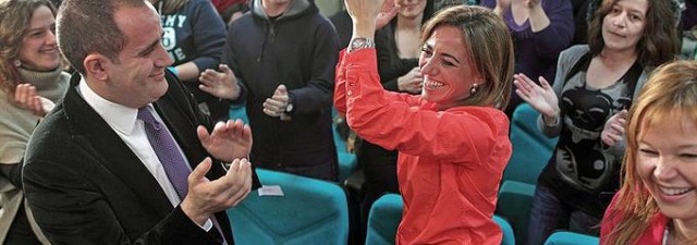 Chacón defiende en Valencia un PSOE 