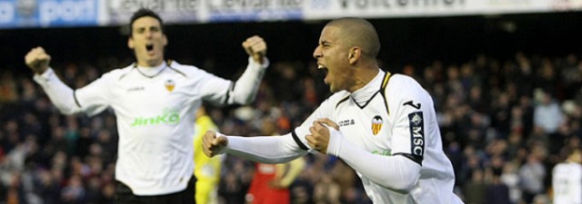 El Vaelncia golea al Sporting 