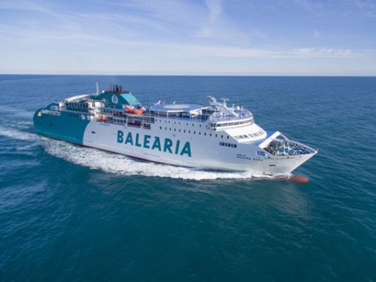 Baleària capta 11,8 millones de fondos europeos para remotorizar a gas cinco de sus buques