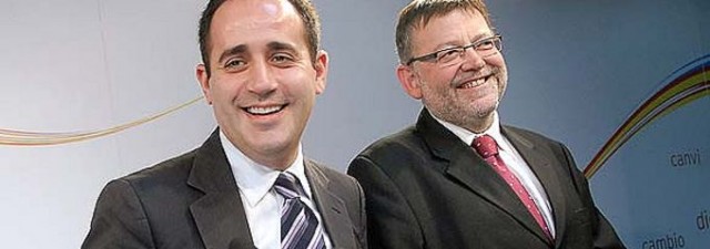 Alarte abre la puerta a pactar con Puig mientras Romeu busca el apoyo de Rubalcaba