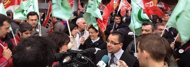 Aplazado el juicio contra los sindicalistas por la ausencia del comisario