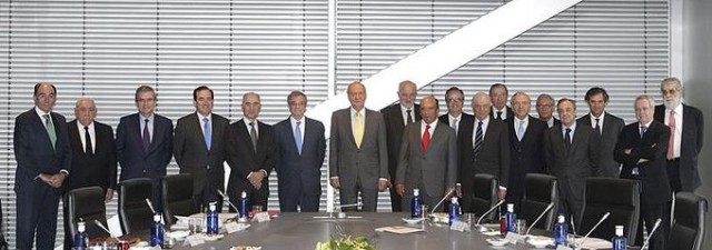 El Rey pidió a los grandes empresarios que 