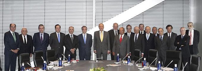 El Rey pidió a los grandes empresarios que 