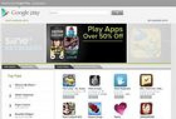 Google integra su tienda Play en la página de inicio