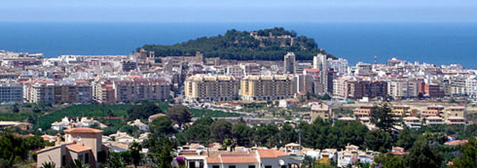 Vista de Dénia, en la comarca de La Marina Alta, zona de turismo extranjero