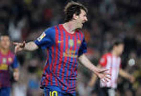 Messi lleva más goles que media Liga 