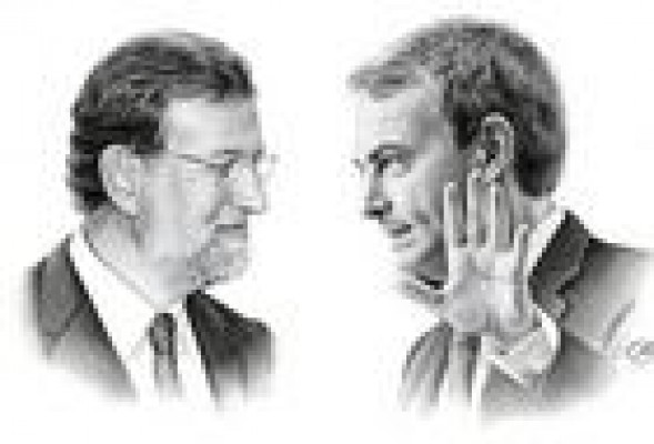 <em>A Rajoy se le pone <br />cara de Zapatero</em>