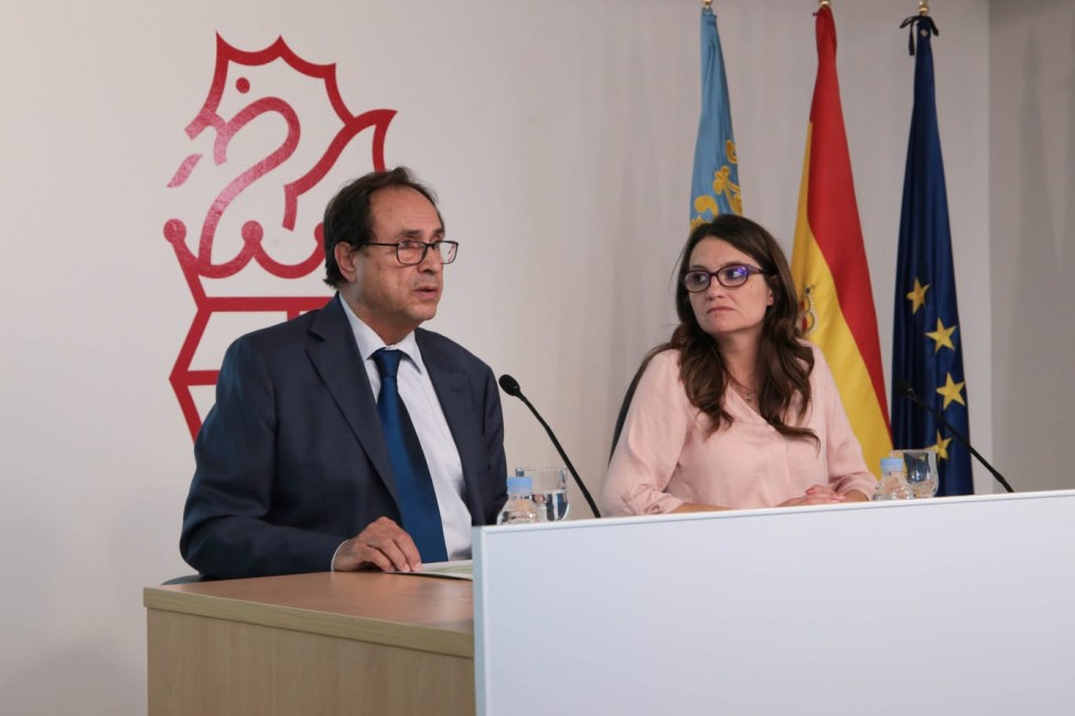 Vicent Soler y Mónica Oltra. Foto: GVA - 