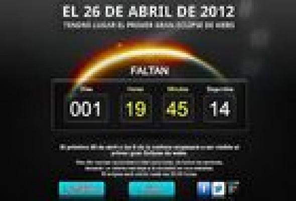 Mañana, primer 'eclipse de webs' de la Historia