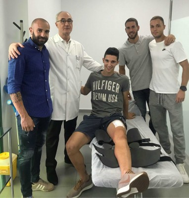 Carlos Fernández recibe el alta médica y Chechu comienza el periodo de readaptación