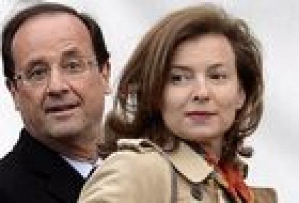 Valérie Trierweiler, compañera de François Hollande y nueva Primera Dama de Francia