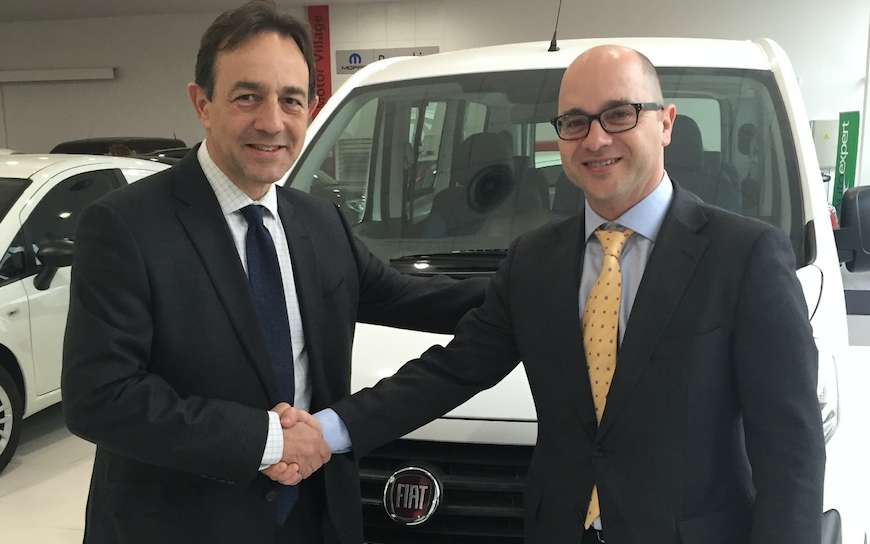 Foto: Alberto Martín junto a Manuel Martínez-Bernal de ViaXpress. - 