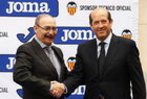 Joma dispara sus ventas globales un 21'5% en su primer año de patrocinio al Valencia CF