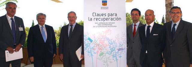 Rodrigo Rato recomienda más reformas en su primera acto público tras salir de Bankia