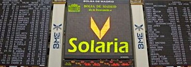 Solaria se desploma en bolsa tras su retorno al parqué
