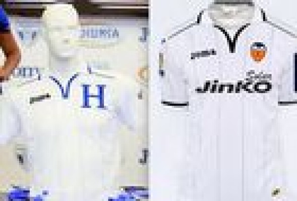 Honduras copia la camiseta del Valencia 