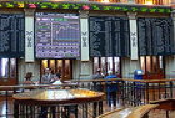 El Ibex salvo los 6.000 puntos, con la prima en 535 puntos y el bono en el 6,52%