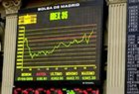 La recogida de beneficios se deja sentir en la bolsa española a media sesión