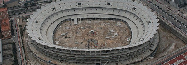 El Valencia CF espera que en otoño se reanuden por fin las obras del nuevo Mestalla 
