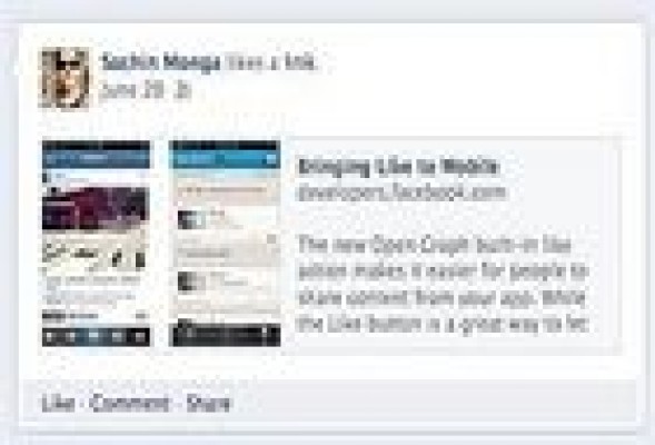 Facebook lanza una nueva barra de recomendaciones