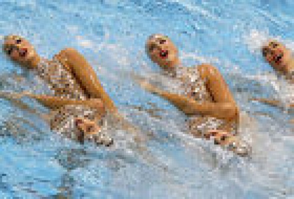 España consigue el bronce en el ejercicio por equipos de natación sincronizada