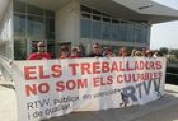RTVV saca adelante el mayor ERE de la Comunitat con 1.095 despidos