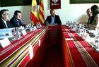 El Consell reunido esta mañana en Morella - 
