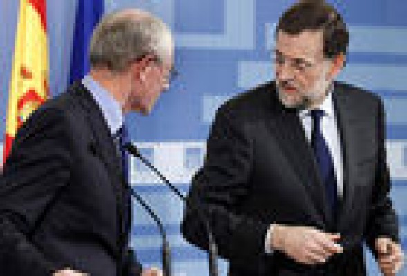 Rajoy defenderá ante Van Rompuy pasos rápidos hacia unión bancaria y fiscal