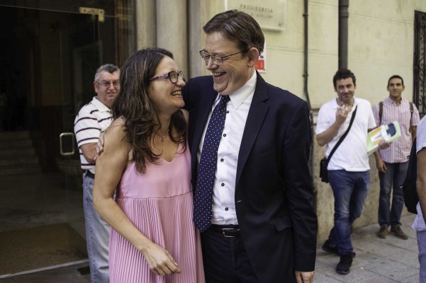 Puig-Oltra, el duelo personalista por el voto útil que puede asfixiar a Podem
