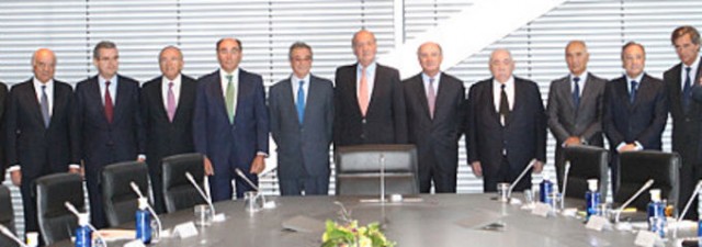 El Rey se reune con los principales empresarios para conocer su análisis de la crisis
