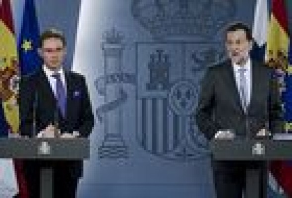 Rajoy asegura a Finlandia que España 