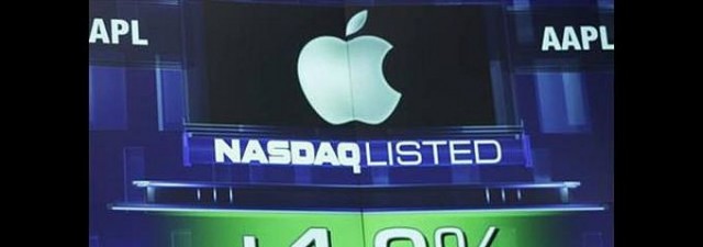 Apple hace historia en bolsa