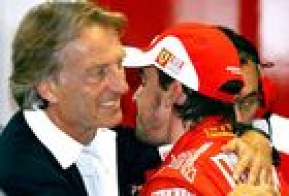 Montezemolo cree que el Mundial de Alonso depende de Ferrari 