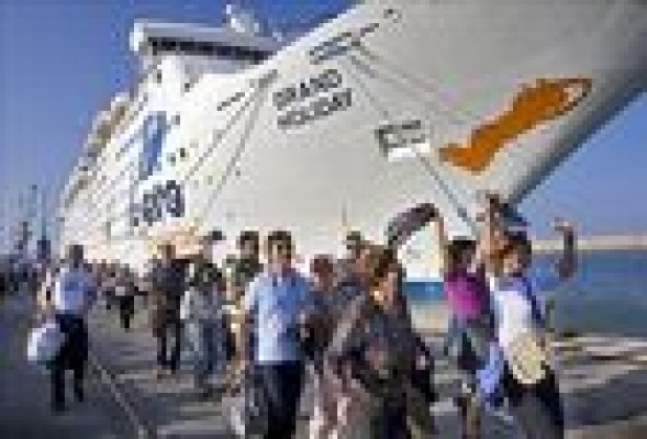 El número de cruceristas aumenta en Valencia casi un 30% hasta el mes de agosto