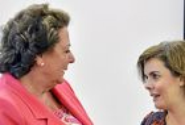 Rita Barberá, mano a mano con Soraya Sáenz de Santamaria