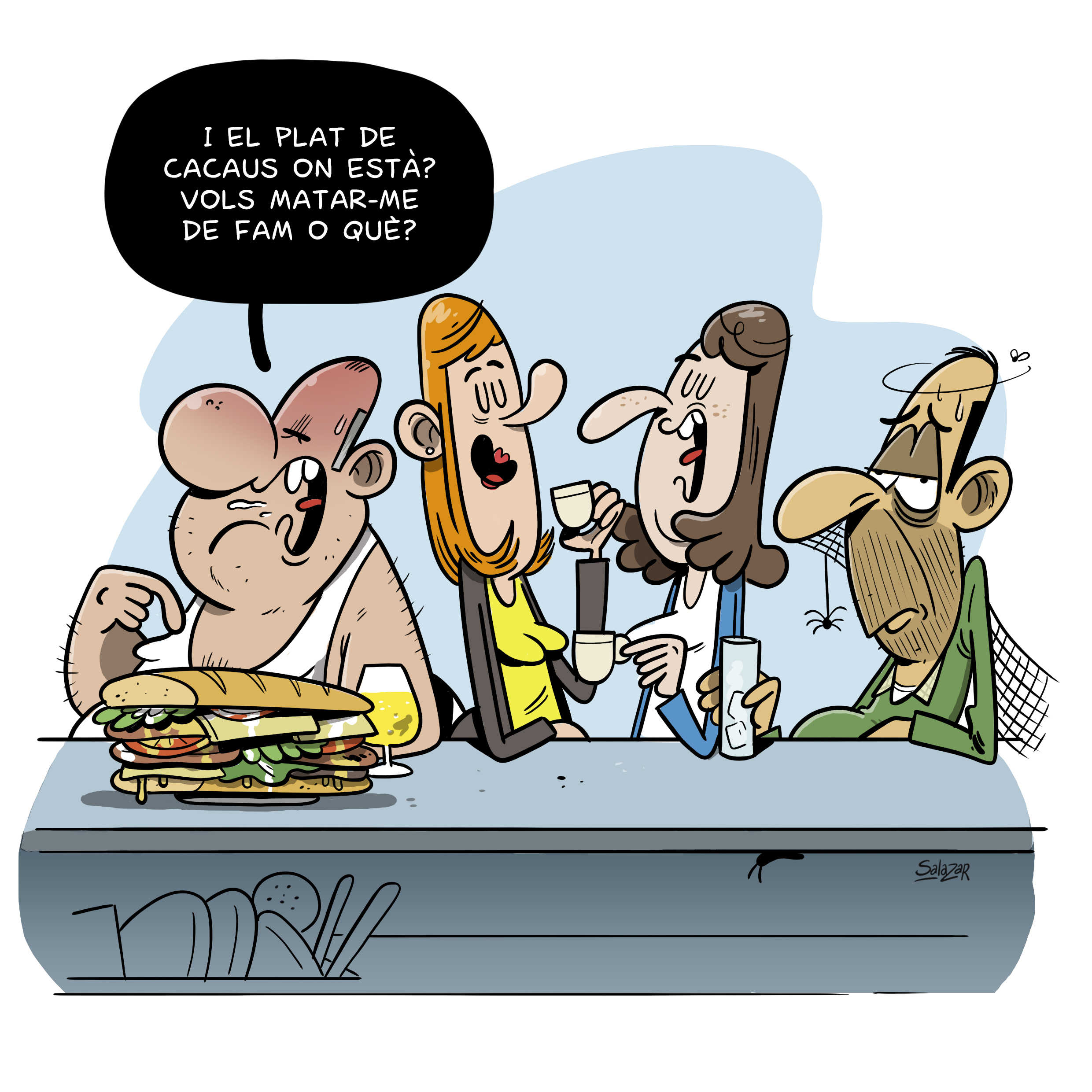 l·lustració de Raul Salazar per a Cultur Plaza. - 