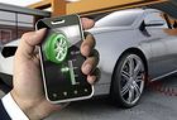 Smartphone para controlar la presión de los neumáticos