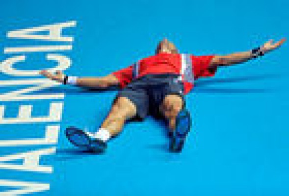 David Ferrer gana el Open 500 Valencia y es el jugador con más victorias esta temporada junto a Federer