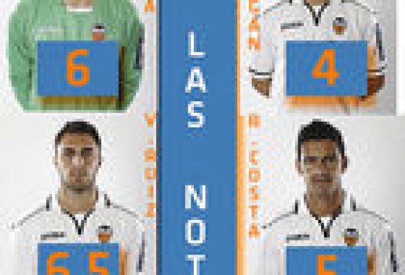 Las notas del Llagostera 0-2 Valencia 