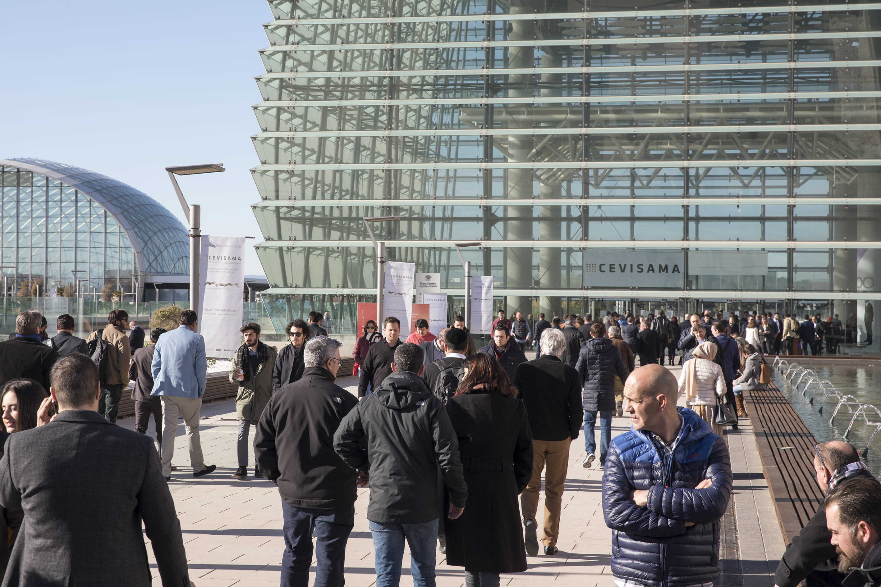 La feria Cevisama llena los espacios en lo que se prevé sea una de sus ediciones más exitosas