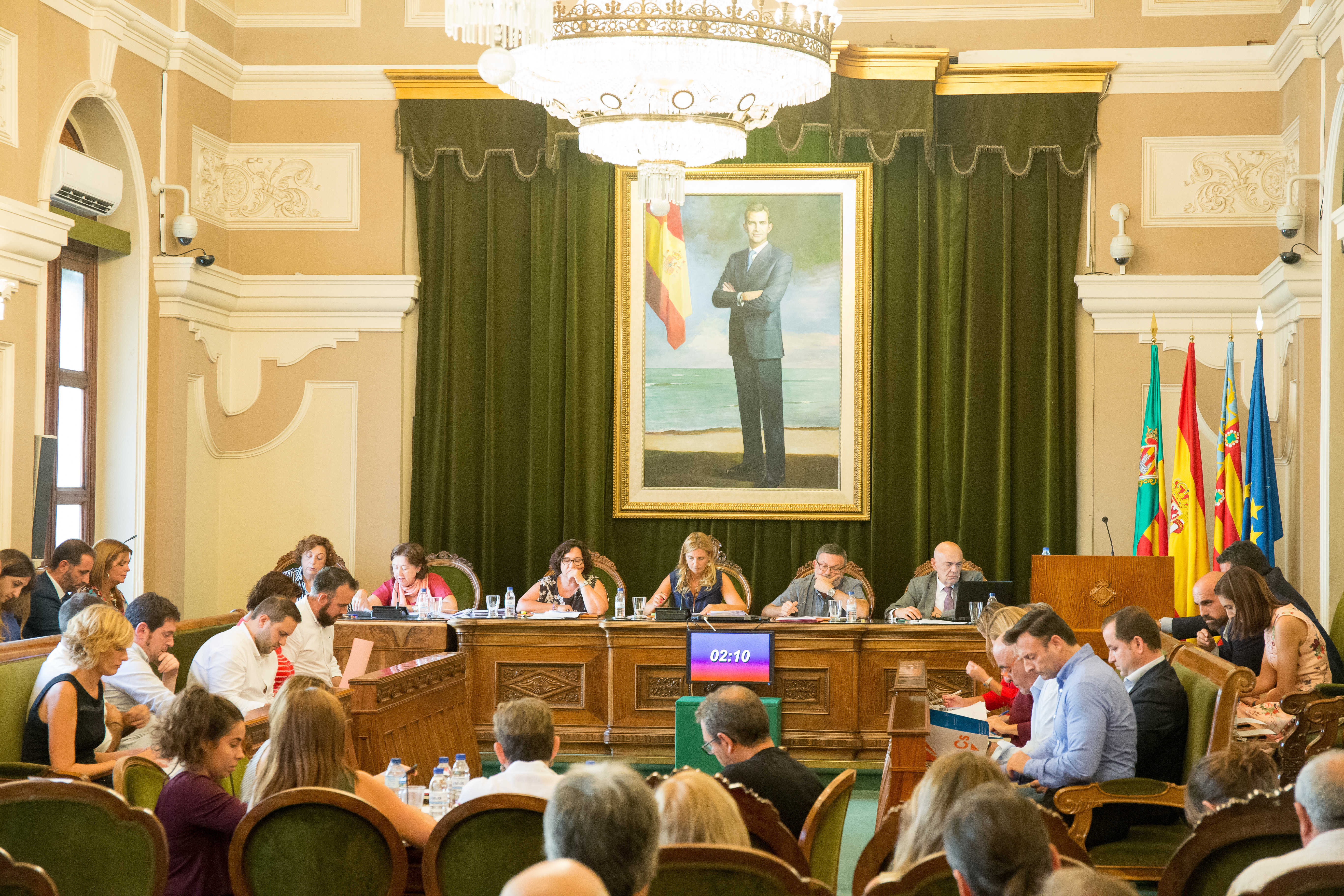 Un momento de un pleno del Ayuntamiento de Castellón (FOTO: JAVIER MARTÍ). - 