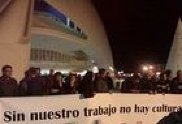 Los trabajadores del Palau de les Arts denuncian el 