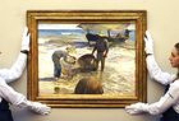 Vendida la obra 'Pescadores valencianos' de Sorolla por 4,6 millones de euros