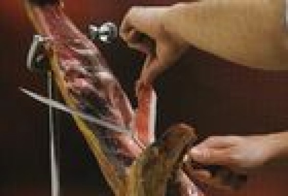 Cómo cortar un jamón con un smatrphone