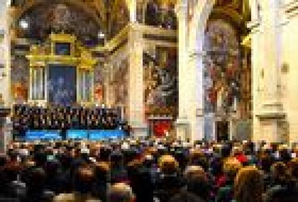 Fundación Bancaja ofrece en la Iglesia del Patriarca su tradicional concierto Retaule de Nadal