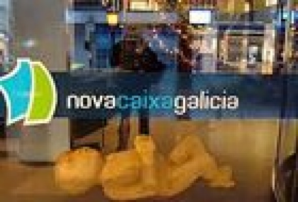 <strong>PROTESTA  </strong><br />Los trabajadores de Novagalicia se concentran contra la nueva reducción