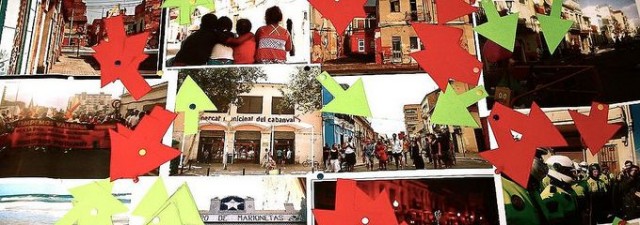 Chavales del barrio del Cabañal fotografían su realidad y entorno en una exposición en  La Nau 