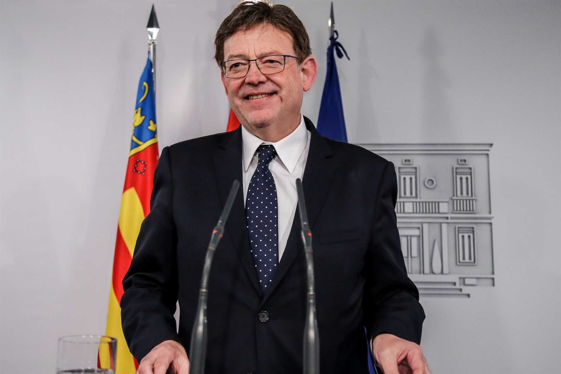 Puig celebra las medidas transitorias prometidas por el Gobierno hasta la reforma de la financiación